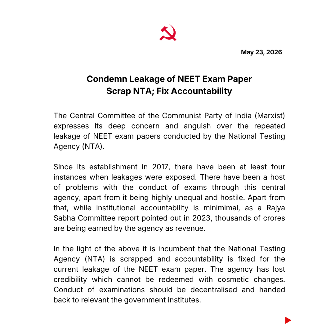 CPI (M) tweet media