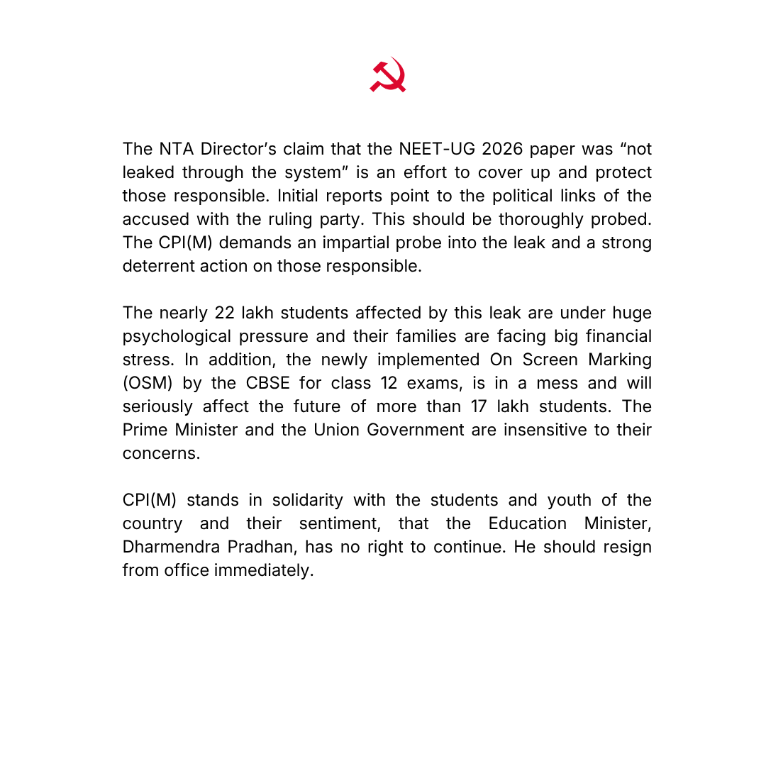 CPI (M) tweet media