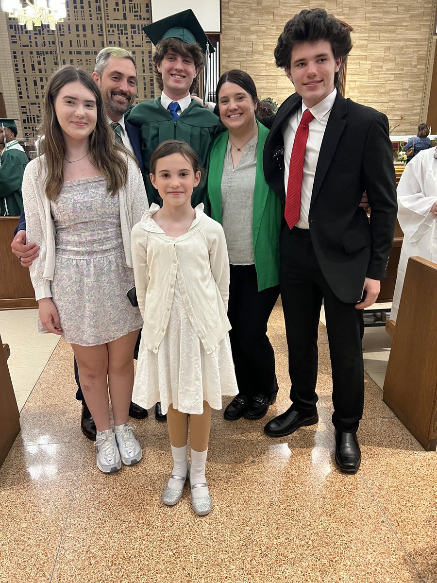 PJFarrell23's tweet photo. My boy graduated last night, proud of this kid! 2nd honors, 1st team all conference in lacrosse, and captained the high school esports team to qualify for states. 

Glad he's not going far, playing Overwatch for us at CSU in the Fall! https://t.co/wHU35LmEtR