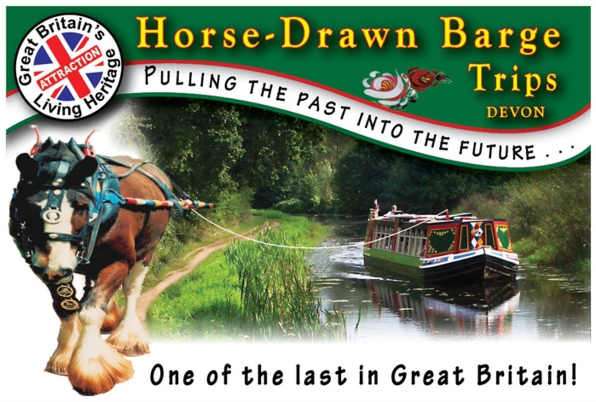 VisitDevon's tweet photo. Devon isn’t just beaches and cream teas, it’s full of unexpected experiences 💙

In Tiverton, step aboard a traditional horse-drawn barge on the @TivertonCanal 🚤🐴

A slow, peaceful journey through the countryside,  discover more in our blog: https://t.co/phmR1xHFW0 https://t.co/0DbF55JPfO