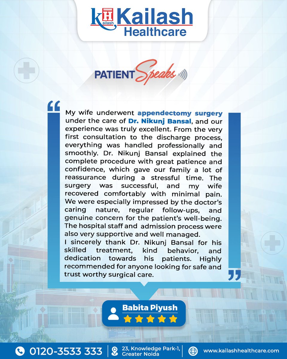 Kailash Hospital tweet media
