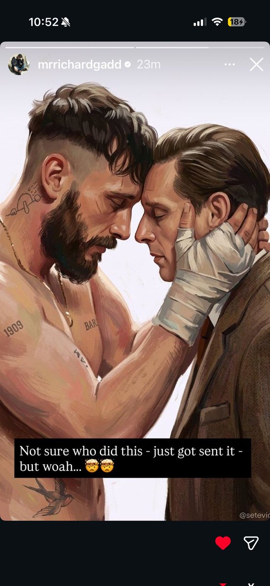 SayBeyonceee_'s tweet photo. The fan art Richard shared while people argue about the romantic aspect of the show https://t.co/P1sp2crNBs