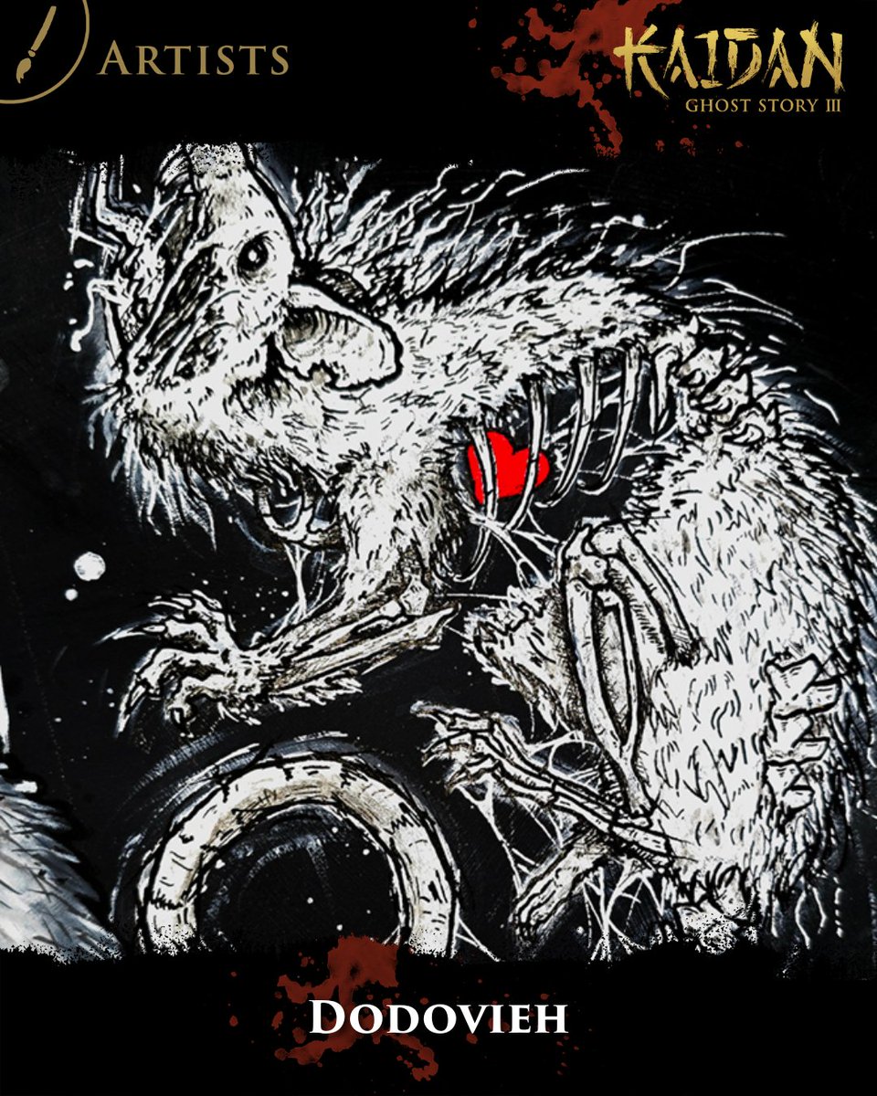 KaidanCon_DE's tweet photo. ⛩️ KAIDAN ARTISTS — PART 4 👺

Wholesome horror.
Dark illustration.
Inner demons and strange creatures.

Four more artists enter the world of KAIDAN. 🖤

From blackwork-inspired ink art to eerie original characters and unsettling handmade worlds.

More to come. https://t.co/uPd6I5FYDN