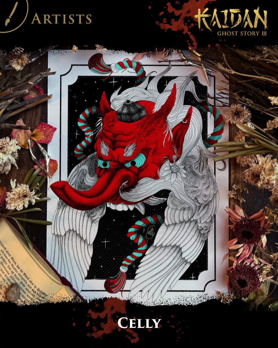 KaidanCon_DE's tweet photo. ⛩️ KAIDAN ARTISTS — PART 4 👺

Wholesome horror.
Dark illustration.
Inner demons and strange creatures.

Four more artists enter the world of KAIDAN. 🖤

From blackwork-inspired ink art to eerie original characters and unsettling handmade worlds.

More to come. https://t.co/uPd6I5FYDN