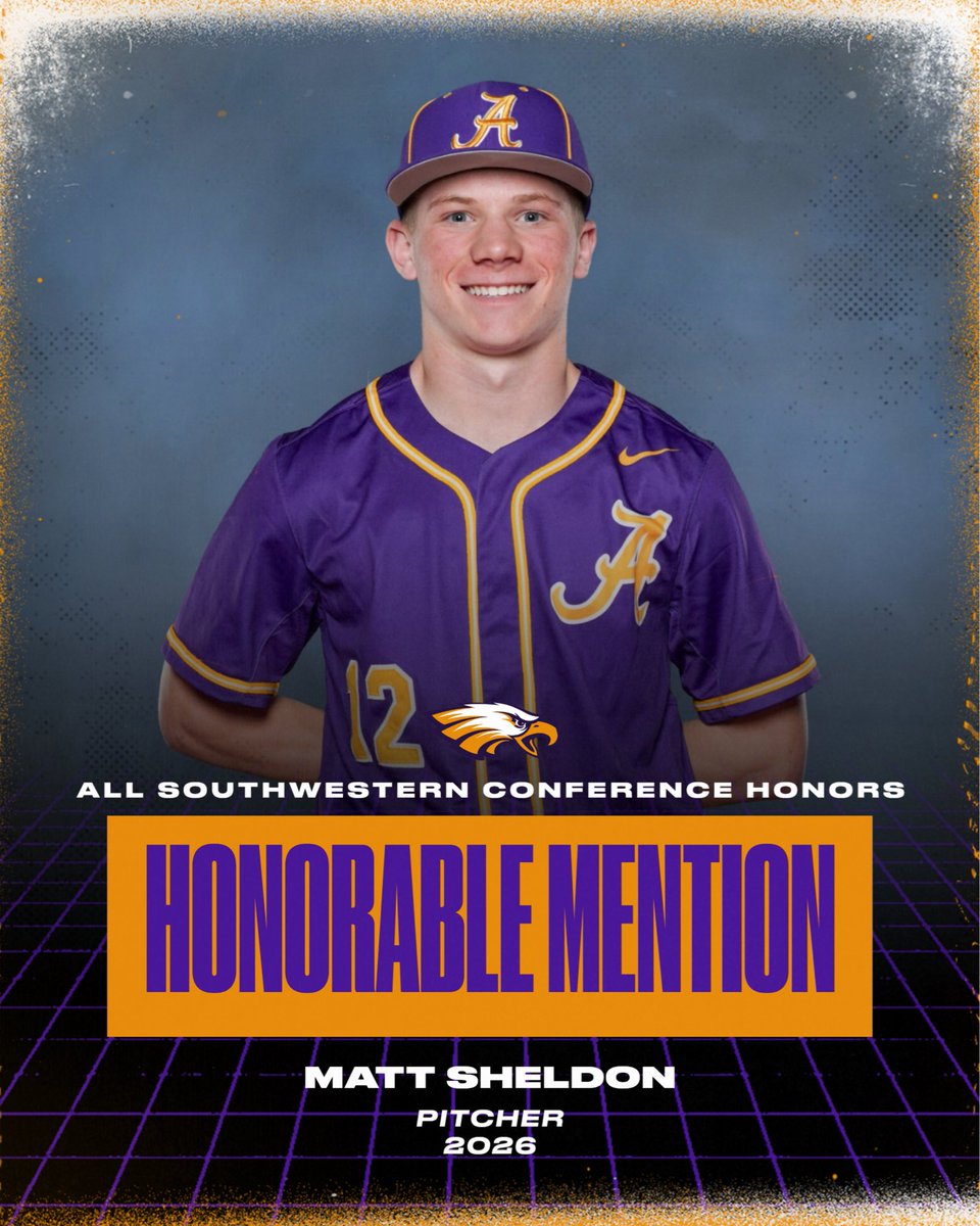 baseball_avon's tweet photo. Southwestern Conference Honors!

Honorable Mention - Matt Sheldon https://t.co/22VnV3mRqY