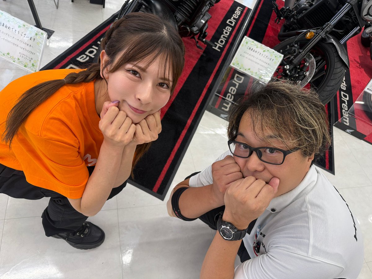 明日は、ホンダドリームカフェに #週刊バイクTV #ホンダドリームに行っ