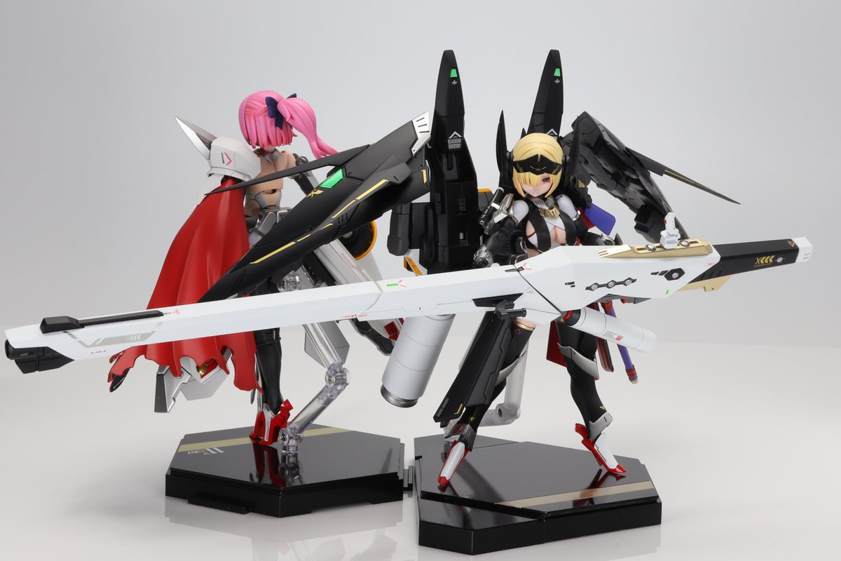gekoRX93's tweet photo. ランサーと共に撮影。
＃メガミデバイス https://t.co/RqWyhz7VsK