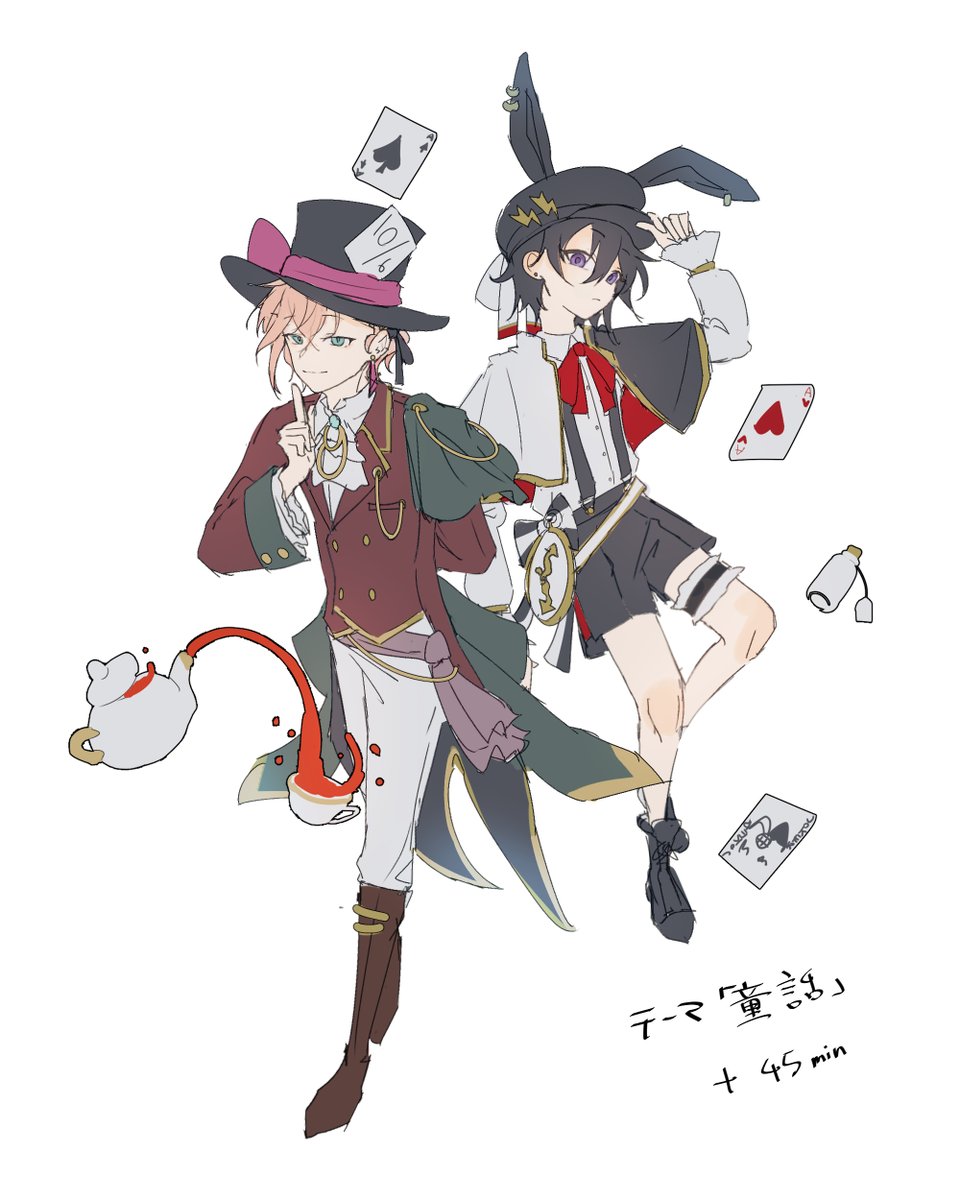 Ngamber9's tweet photo. #ホロスタ民ワンドロチャレンジ
＋45min
ラフなんか書いている場合ではないという発見 https://t.co/OggQZK4XuW