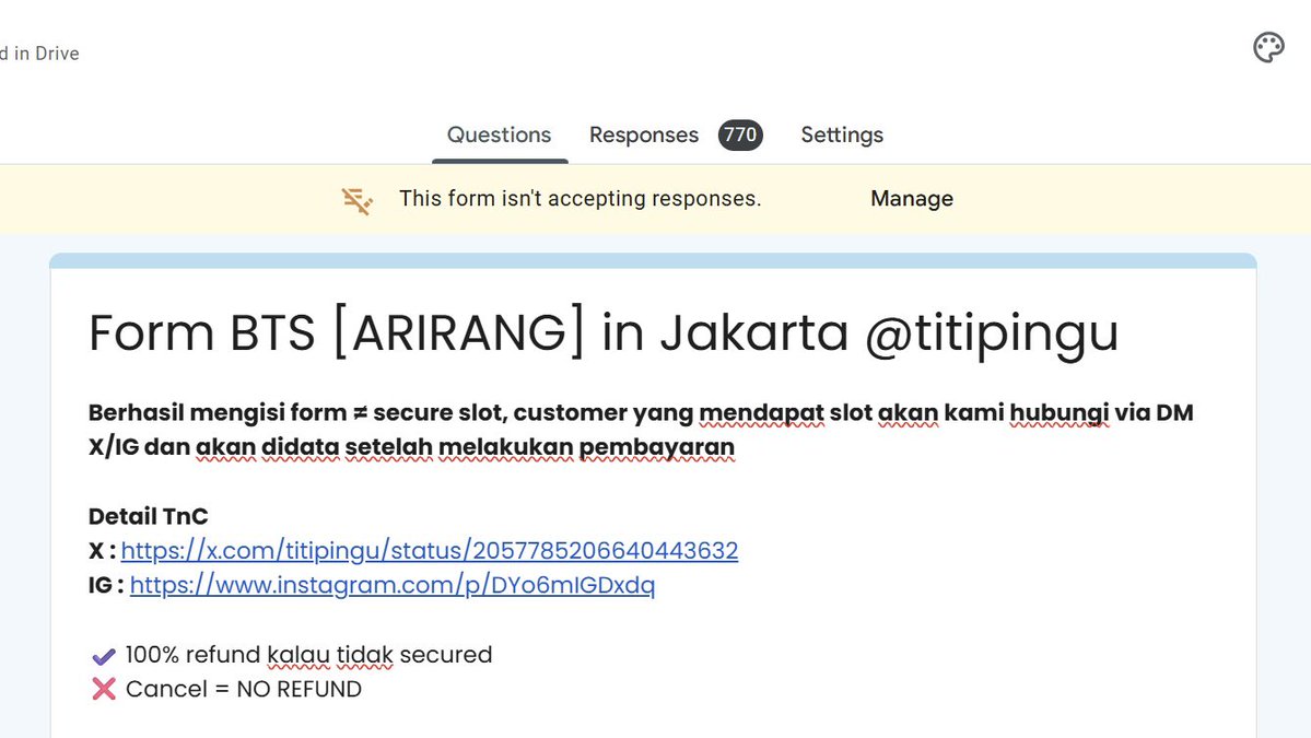 Titip Pingu 🎟️ tweet media
