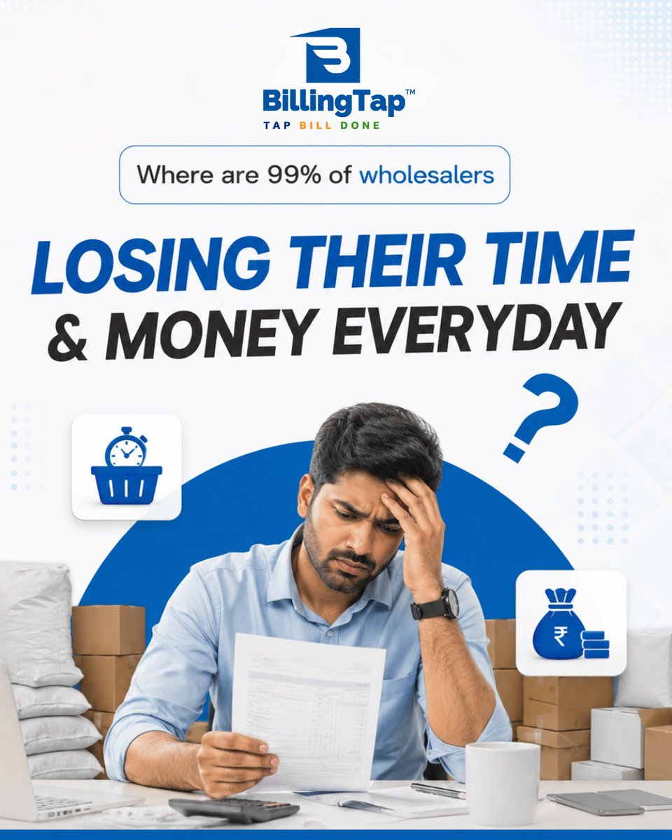 BillingTap's tweet photo. Less staff? No problem.
With BillingTap, simply scan your purchase bill and automatically update stock, product details, and expiry dates in seconds. Avoid expired products, reduce manual work, and manage your inventory smarter and faster. https://t.co/uDhGNOAYLY