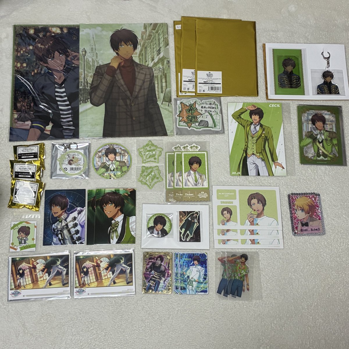 1021__Erika2's tweet photo. 【交換/譲渡/買取】うたプリ 紙類 特典 ブロマイド クリアファイル ビジュコレ ブロくじ

【譲】音也,レン,セシル,嶺二,蘭丸,藍,カミュ,瑛一,瑛二,ヴァン,大和,シオン

【求】定価(＋送料),同異種:翔

※同異種でもお断りする場合ございます

→ https://t.co/cYUJCsX1az