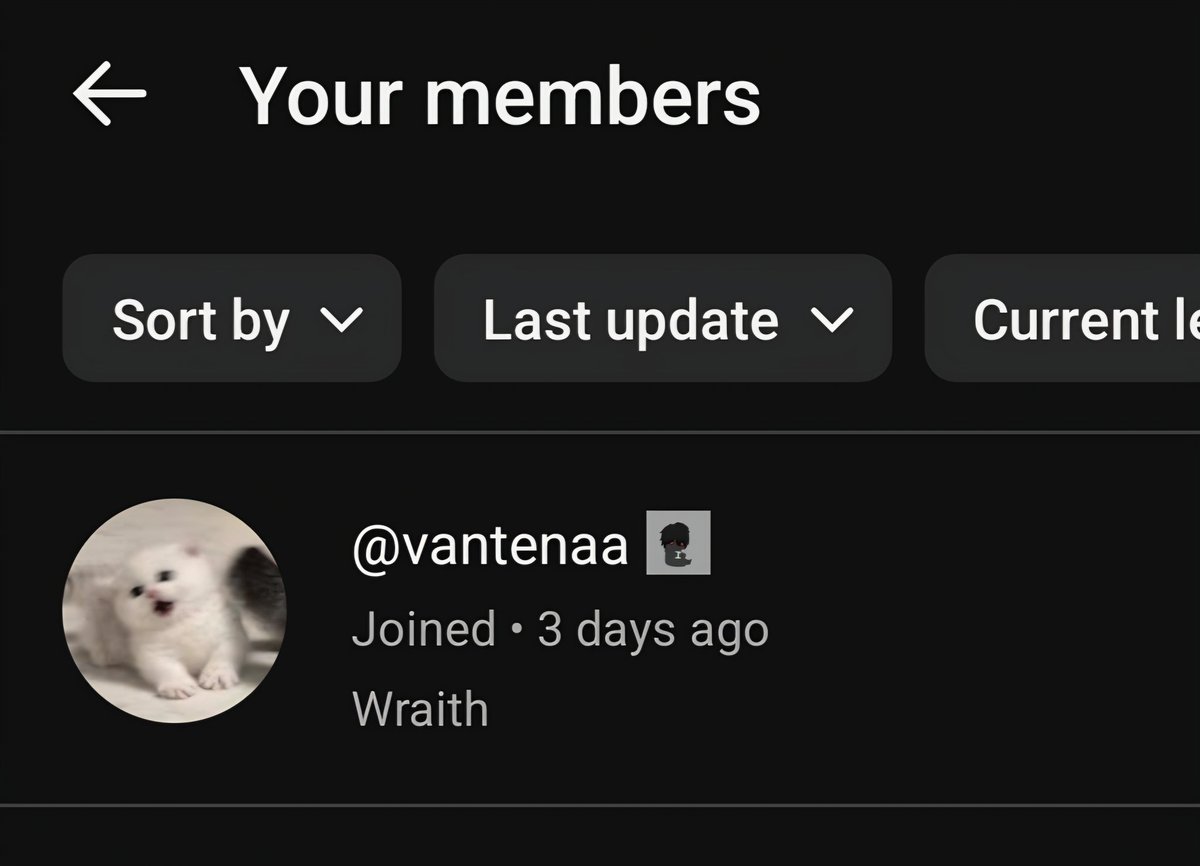 CombineShadow's tweet photo. A new wraith has descended from the Shadows give them all the love and appreciation for joining as our member 👻 Thank you  @vantenaa ​ 😇🖤 https://t.co/8eiQWEoAnm