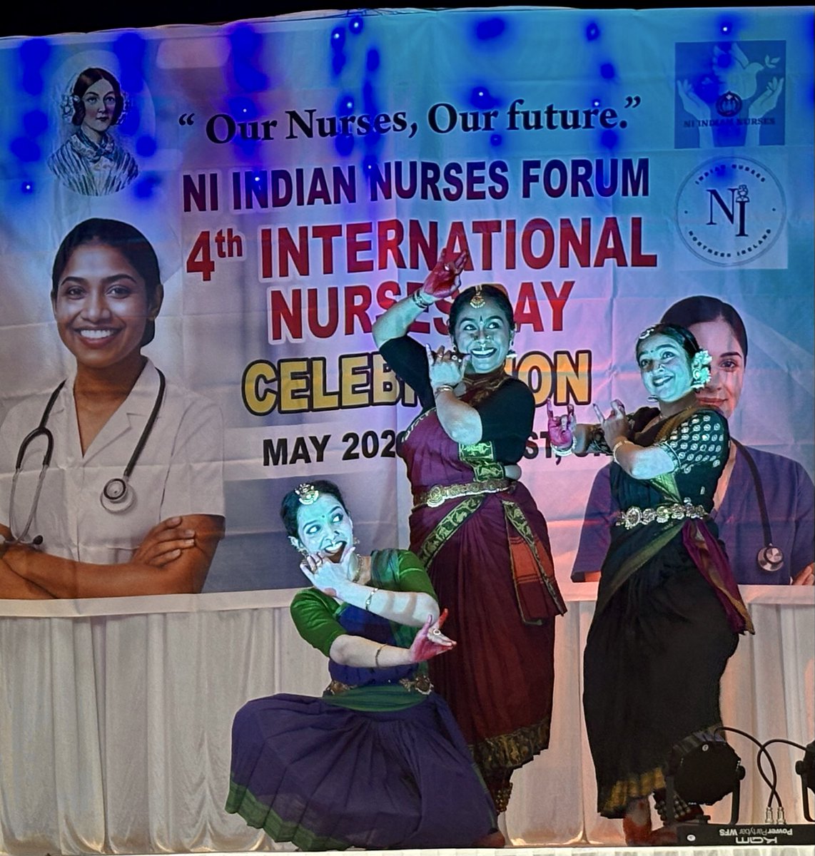 BrianKingston's tweet photo. A great honour to be invited to speak at the International Nurses Day Celebration of 𝐍𝐈 𝐈𝐧𝐝𝐢𝐚𝐧 𝐍𝐮𝐫𝐬𝐞𝐬 𝐅𝐨𝐫𝐮𝐦 along with Rama Krishna, Acting Consul General for India in Northern Ireland and Linda Kelly, Chief Exec of NIPEC.
Also to enjoy their cultural programme https://t.co/G4O0SAowOf