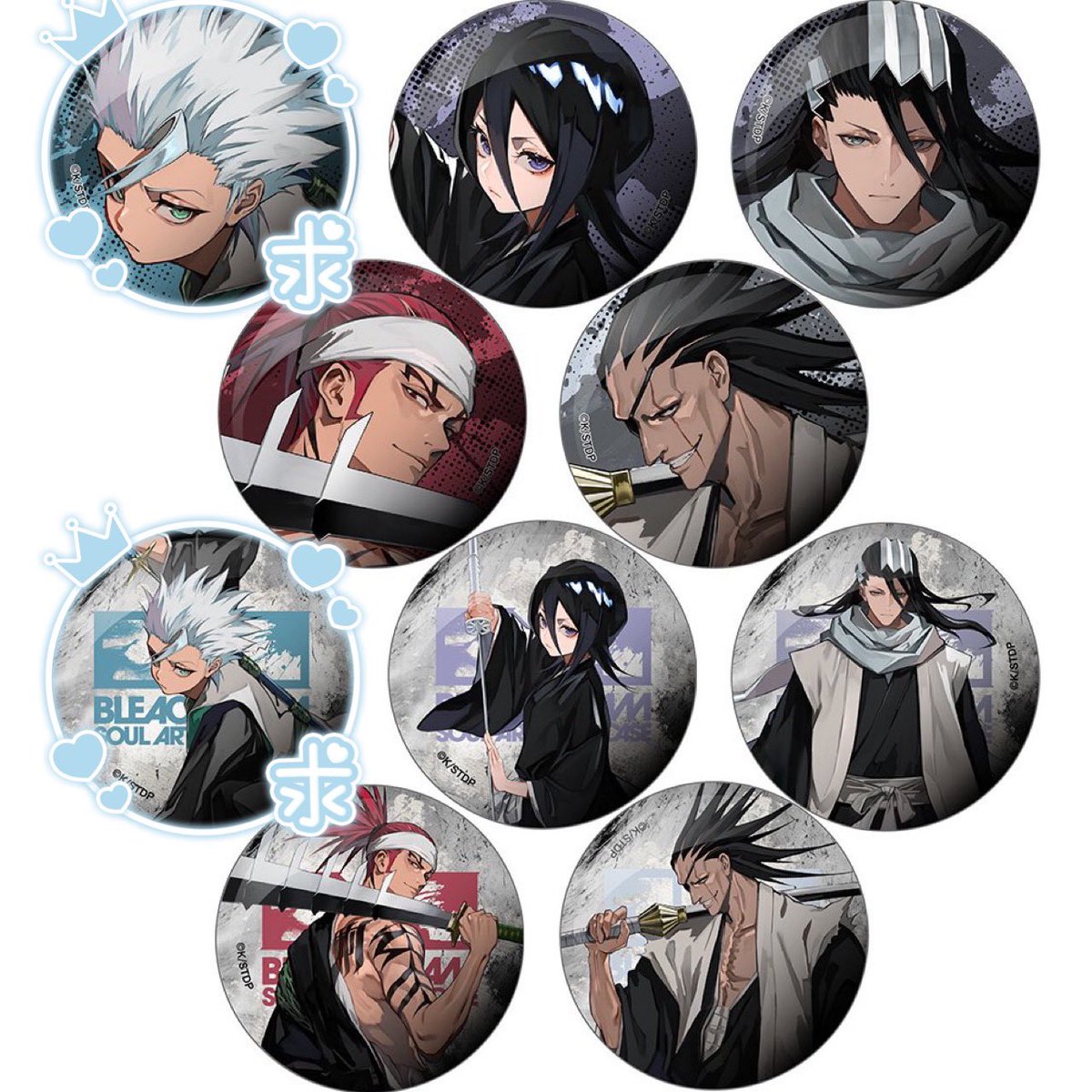 xtrina2_'s tweet photo. 【交換/譲渡】BLEACH LAM 缶バッジ アクリルカード

譲┆
缶バッジ ルキア10  白哉引き17アップ7恋次13 更木5
アクリルカード 各2
求┆日番谷、定価+送料

希望数集まるまでは交換のみ
現地通販合わせて缶バ20b,カード2b購入予定になります、検索からもお気軽にお声掛け下さい🎀.⋆⟡ https://t.co/WQLjA3XKWE