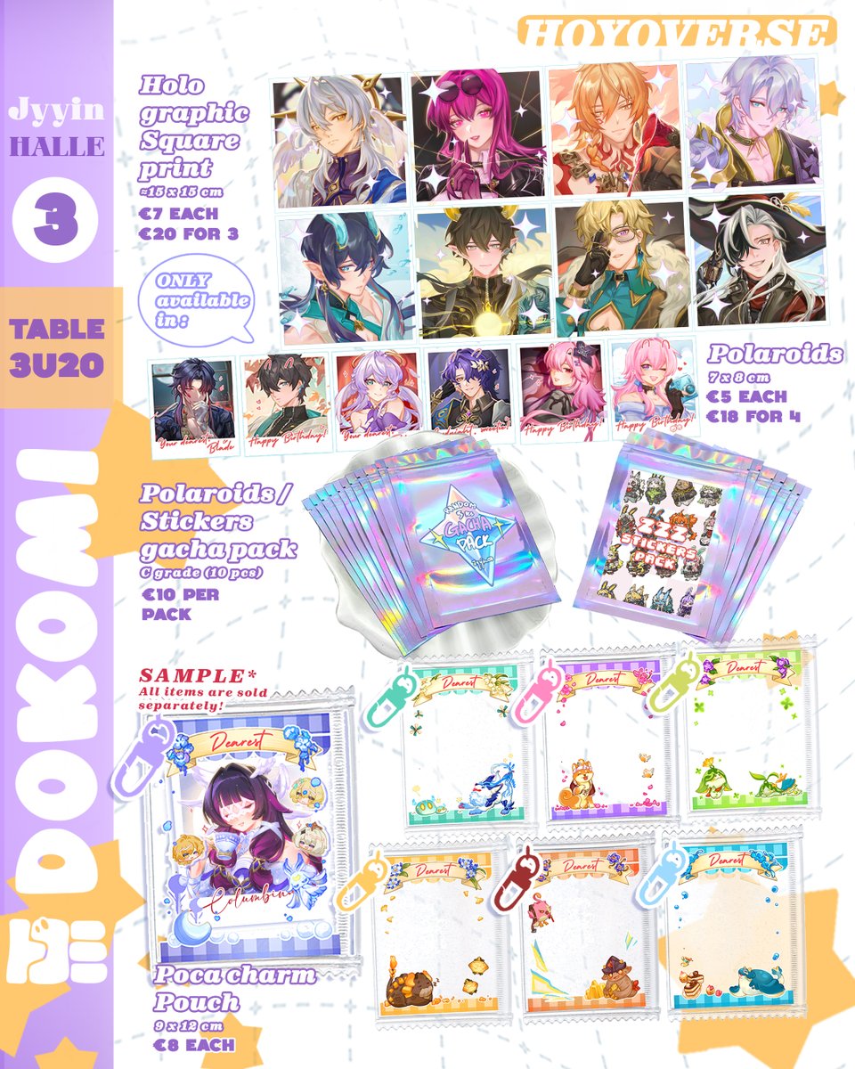 Jyyin00's tweet photo. Payment method : 
Exact amount in cash  preferred!

Online transactions via Stripe only with €5 transaction fees!

#dokomiartistalley #dokomi2026 https://t.co/iIGGroL1ov