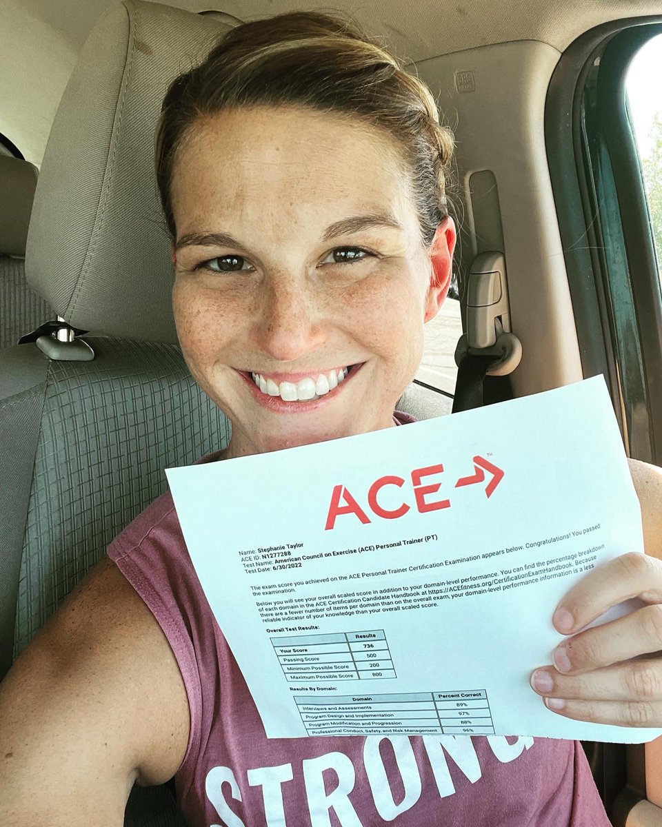 bodydesign's tweet photo. “Passed my test today. I felt that it was very much like all of the practice tests!”

Way to go, Stephanie! https://t.co/A0M3dBaUel