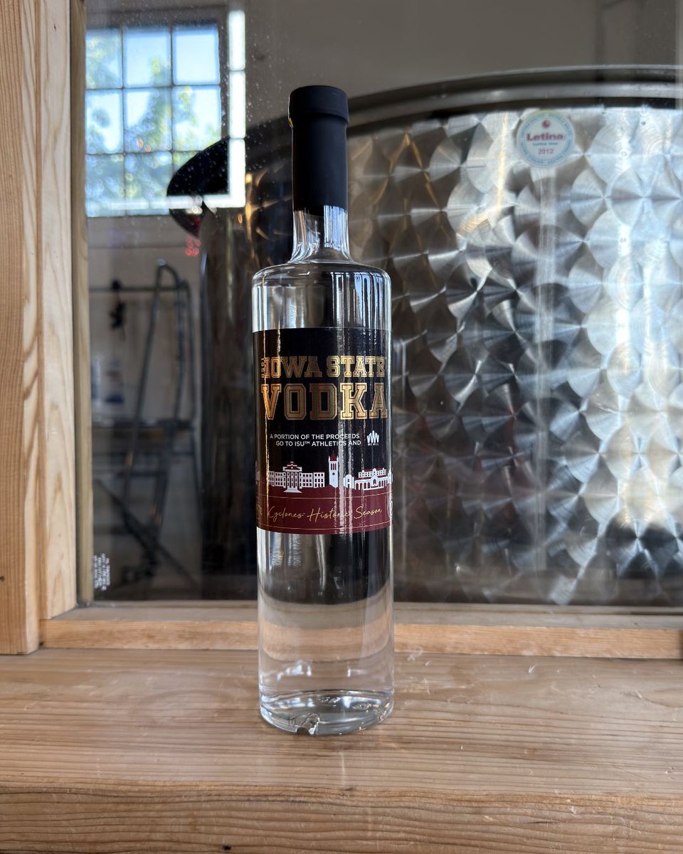 IowaDistilling's tweet photo. Cy™ loyalist or Campanile purist? Either way, it's Iowa State™ 1858 Vodka. Same premium pour, two ways to rep Cyclone Nation. 🌪️ Which label are you?
#gocyclones #madeiniowa https://t.co/ejv2TchFOt