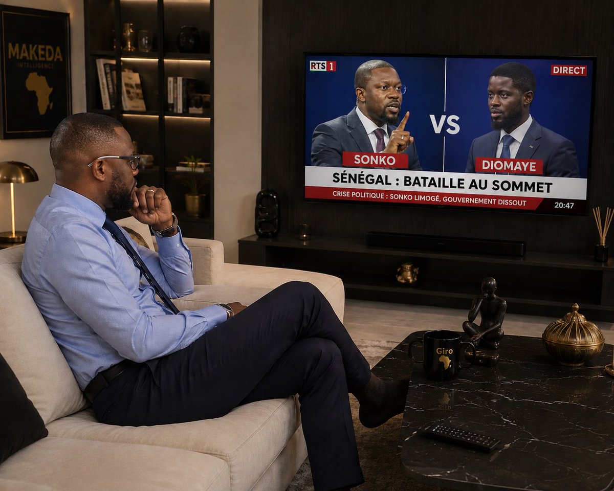 Ceschod's tweet photo. @PR_Diomaye a nommé @SonkoOfficiel, laissé l’ambiguïté pourrir deux ans, puis s’est mis à gouverner l’inverse de sa campagne : la rupture devenue austérité, la souveraineté muée en négociation avec le FMI. Le réel ne l’a pas trahi. Il a choisi. https://t.co/V6megWEnoy