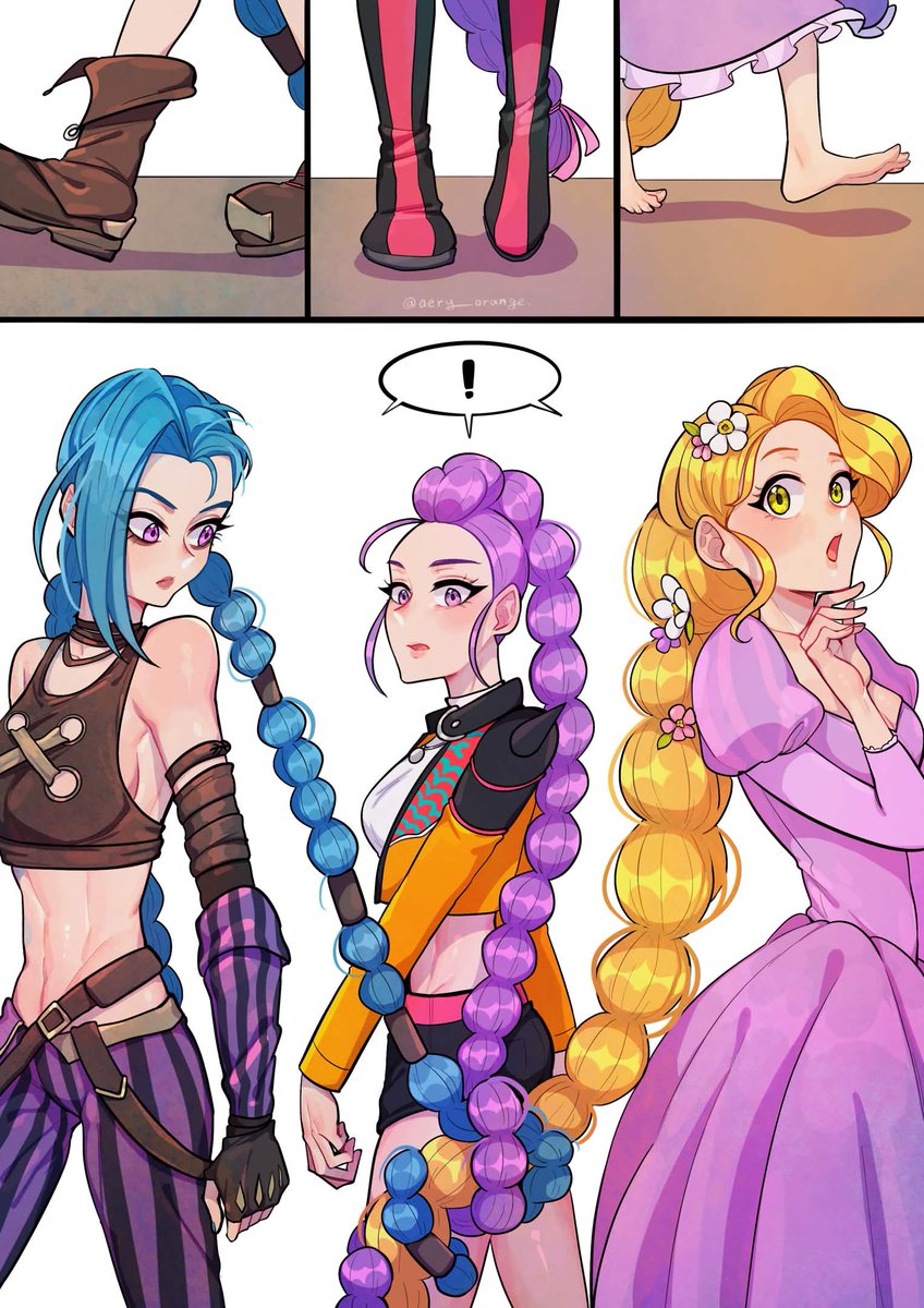 aery_orange's tweet photo. The struggles of having long hair
#kpopdemonhunters #arcane #Tangled https://t.co/ugIt9sUBPB