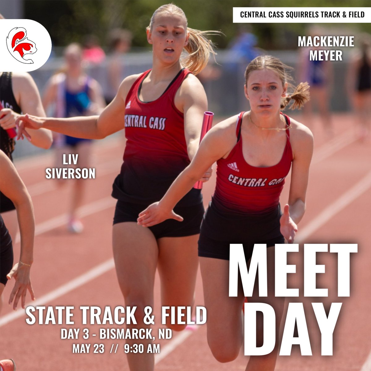 ccsquirrelmedia's tweet photo. Final day at State Track! #gosquirrels https://t.co/3M7k8GvfSk