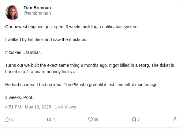 BrainFlow_ai's tweet photo. POV: you just realized it's your problem now

#TechIndustry #KnowledgeBase #SoftwareDevelopment https://t.co/TfpQJ5JXdY