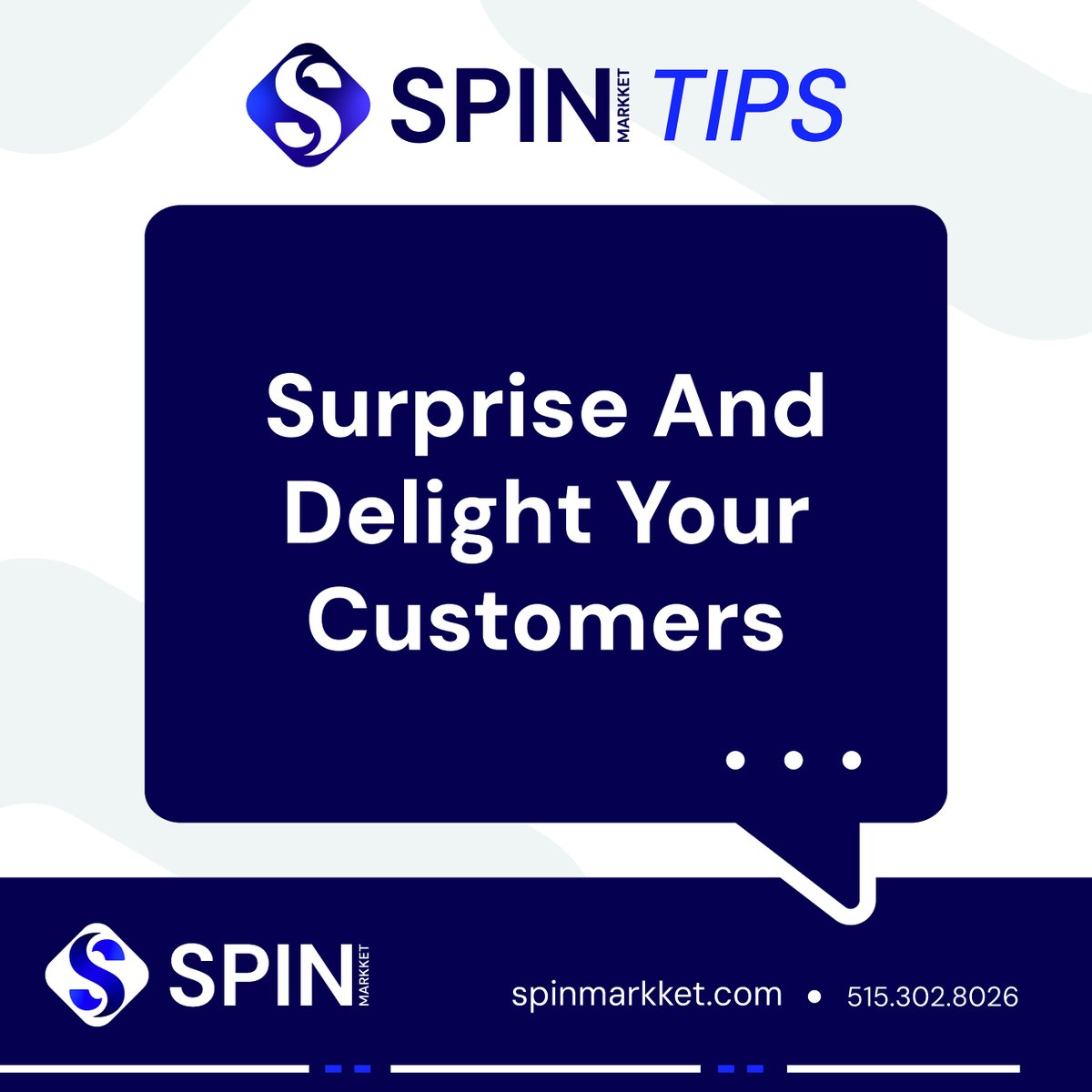 spinmarkket's tweet photo. Memorable experiences build lasting loyalty. ✨
Spin Markket Tip: Surprise and delight your customers.
Go beyond expectations with small touches that make your brand stand out.

#SpinTips #MarketingWisdom #CustomerExperience https://t.co/rZUtWm7Ljn