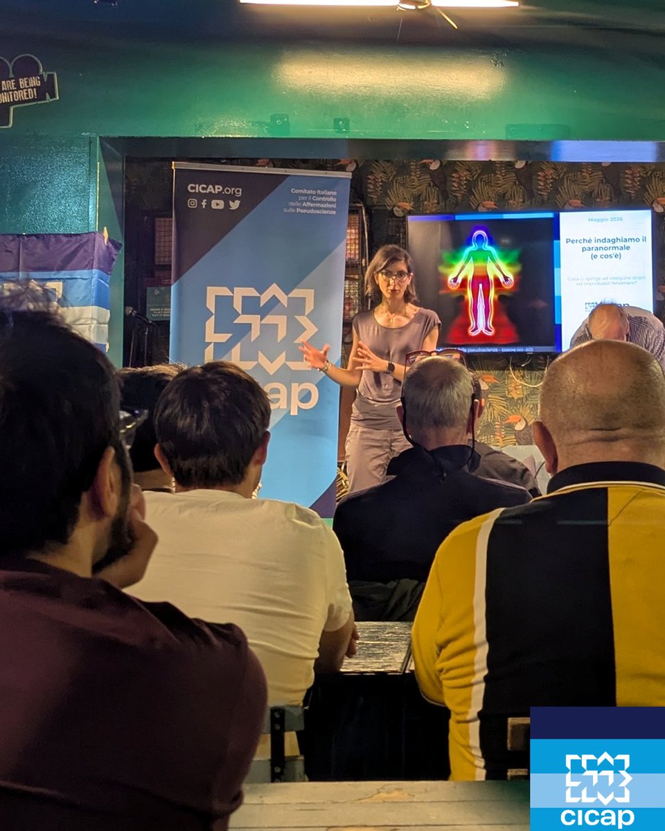 cicap's tweet photo. Cosa aspettarsi dal workshop "Indagatori delle pseudoscienze"? Esperimenti magici, roulette e statistica, presunte facoltà paranormali e tanti strumenti utili per comunicare!
Questo nelle prime 8 ore: abbiamo in serbo ancora tanto, anche delle prove di coraggio (e razionalità!) https://t.co/y9UCt4lygz
