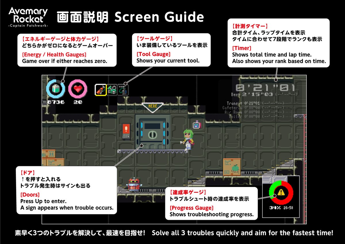 Avemary Rocket アベマリロケット@BitSummit 3F-C09 / 1F-B15 tweet media