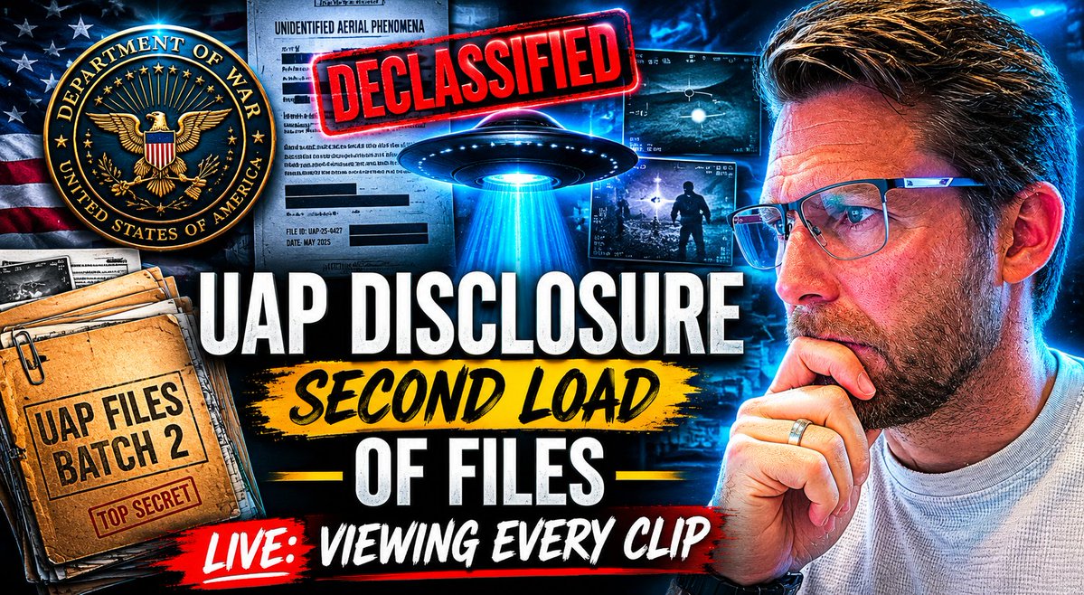 Caspersight's tweet photo. THE SECOND UAP FILE DROP IS HERE… LIVE REACTION https://t.co/iSDHblYS9F via @YouTube #uap #departmentofwar https://t.co/yQSOLOO5Um