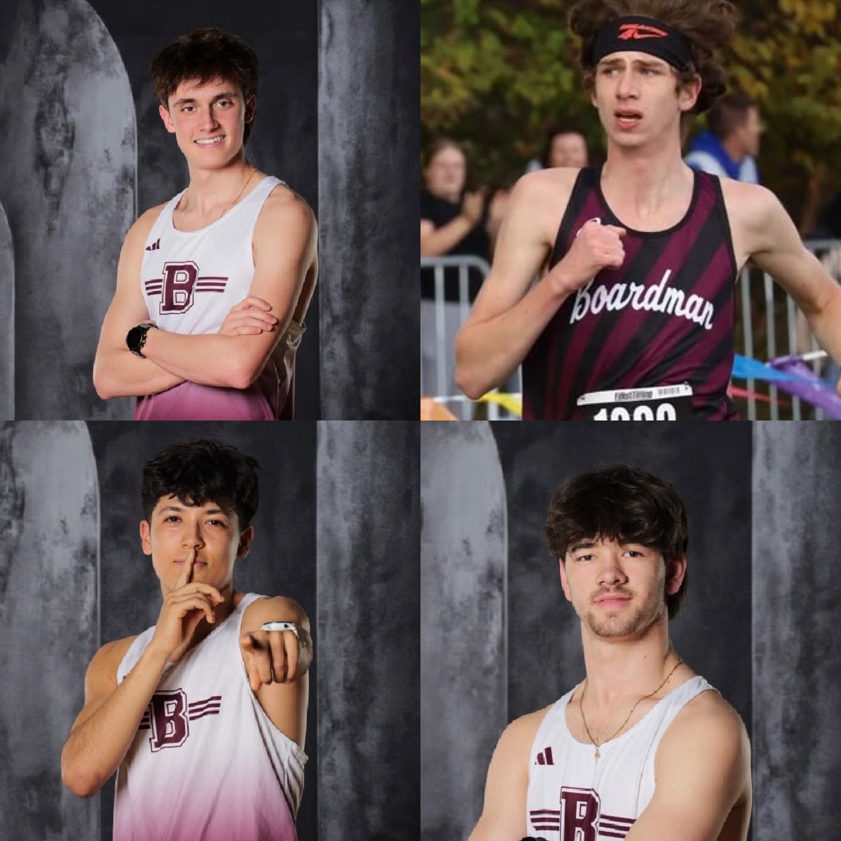 BoardmanTrackCC's tweet photo. Regional Bound!! Congratulations to the 4x800 Relay Team of senior Adam Nigro, junior Dylan White, junior Jonathan Burgos-Perez, and junior Tommy Sullivan on advancing to the Northeast Regional Championship after placing second overall at Districts! https://t.co/DCRRHEAICI
