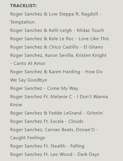 Roger Sanchez tweet media