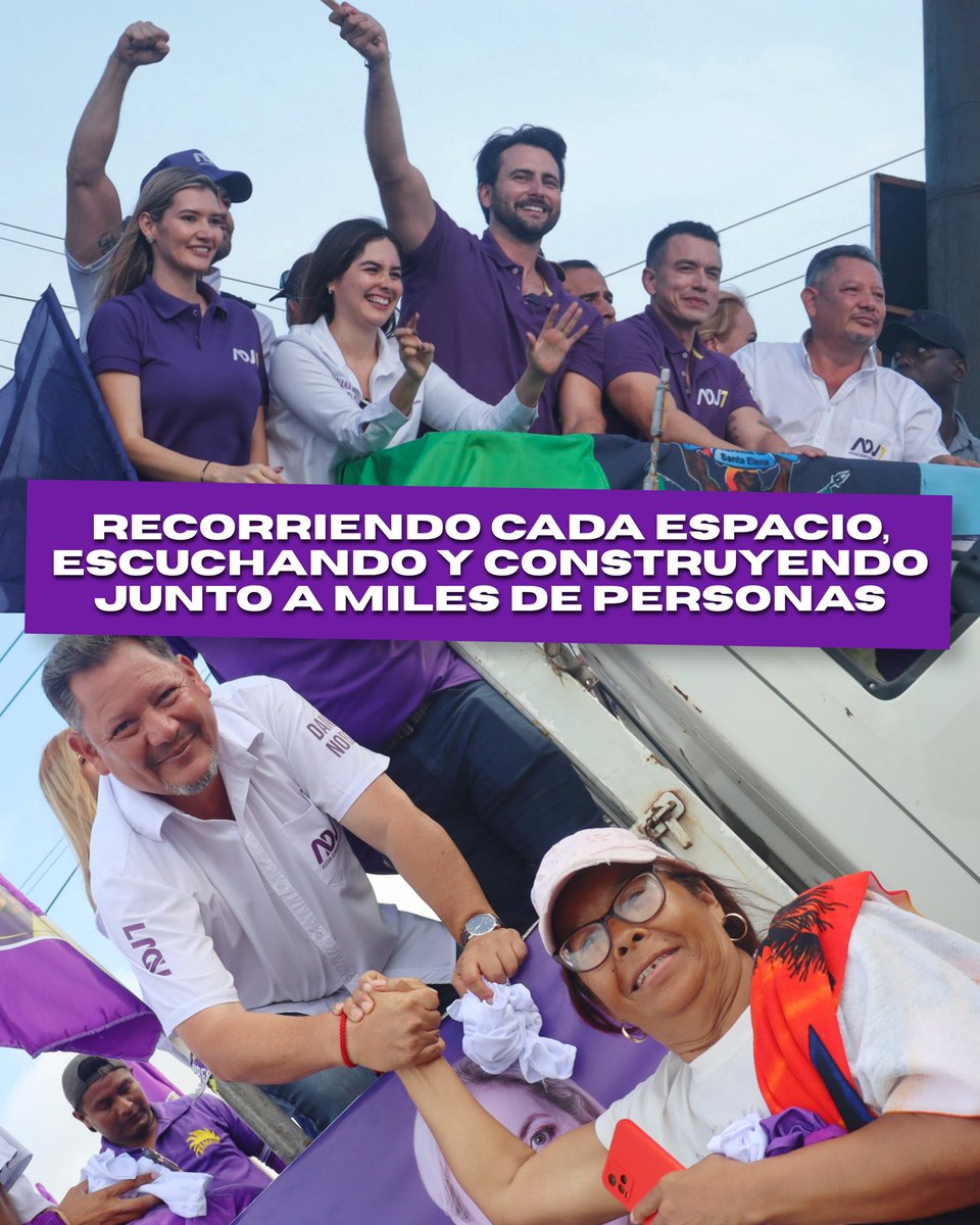 Fabri_Tamayook's tweet photo. 2 años de trabajo, compromiso y cercanía con la gente 💜
ADN ha crecido recorriendo cada espacio, escuchando a miles de personas y consolidando un proyecto político que hoy sigue avanzando con fuerza y convicción 🤝
#FabricioTamayoAsambleísta #BancadaAdn #DanielNoboa #2AñosDeADN7 https://t.co/RIe9Xx2iSP