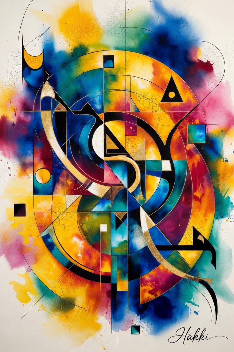 Callligrapher's tweet photo. Abstract artwork design.
#arabiccalligraphy #arabic_calligraphy #handwriting #art #ai #aiart #aiartcommunity #aiartist #digitalart 
#خط_عربي #خط_يدي #خطوط #لوحات #لوحات_خط #حروفيات #نافع_حقي 
#nafihakki #nafi_hakki https://t.co/QfG8nutmmq