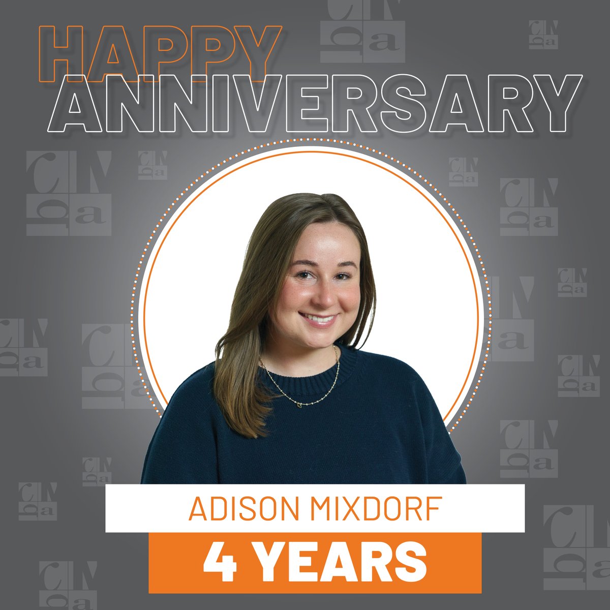 CMBA_Architects's tweet photo. Join us in wishing Adison Mixdorf a happy work anniversary! https://t.co/1HPYRcPZeb