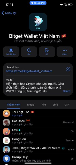 doankimlong1995's tweet photo. @KT_BTC @BitgetWalletVN Đã join nha Chúc a KT thời gian tới kiếm dc thêm nhiều job web3 ngon và share cho ae tí nước mưa nhé 😁
@TienTai300

@NhungNhung2501
@chieclyvoroi
Cùng tham gia nào https://t.co/ATEmCLFyM9