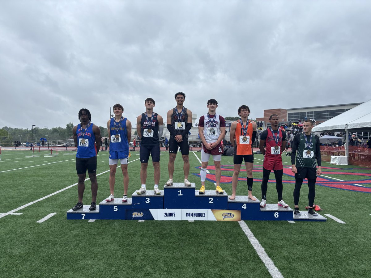PIAASports's tweet photo. 2026 PIAA Track & Field Boys 110M Hurdles AA Champion
๐ฅBlake Cook - Corey Area
๐ฅ 14.08
#PIAATrack https://t.co/02pc6AYCv8