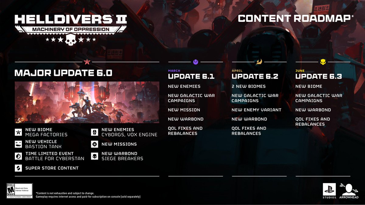 Helldivers NOW tweet media