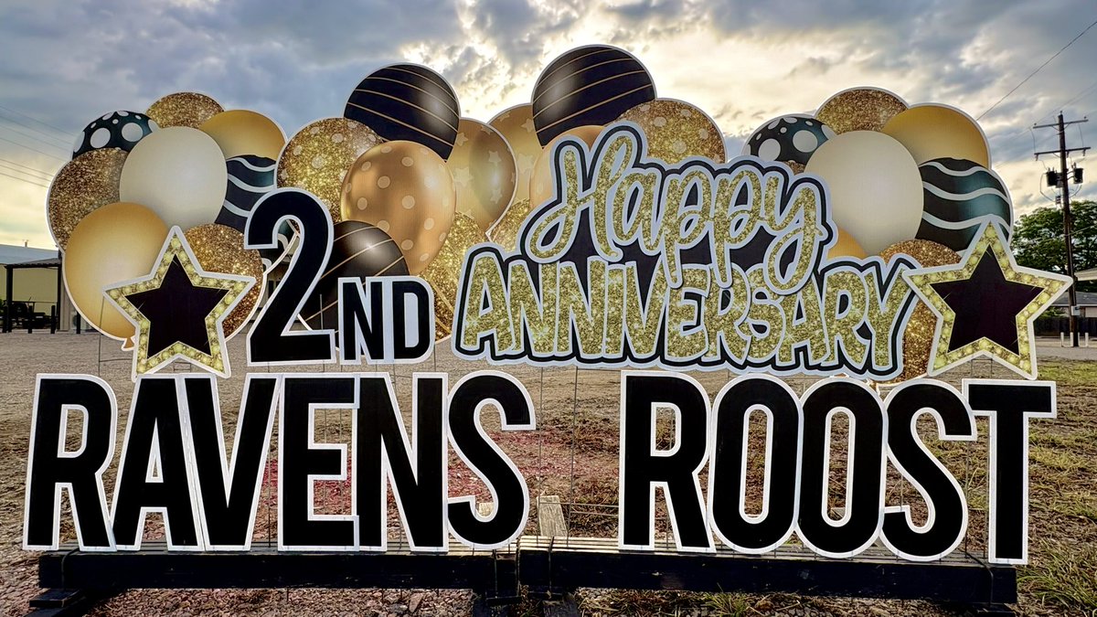 H76374's tweet photo. Happy 2nd Anniversary celebrations to Raven’s Roost today. Check them out before your weekend plans get busy today. Congratulations on your successful first two years and to many more to come. https://t.co/I238SWKZ80