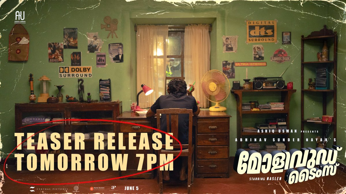 APIfilms's tweet photo. The wait ends tomorrow… teaser loading!🔥

Mollywood Times on June 5, 2026.

#MollywoodTimes Stay tuned for more updates!

#Naslen #AshiqUsman #AbhinavSunderNayakv https://t.co/c5eeyjcSsq