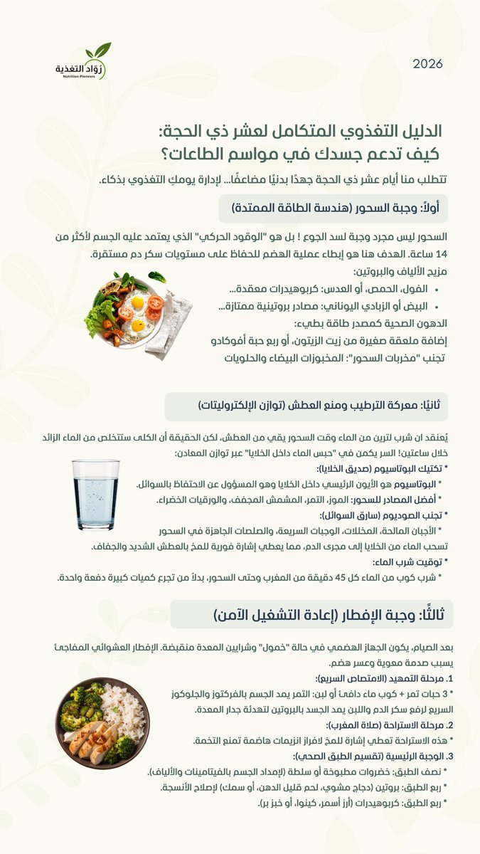 ponut_1's tweet photo. الدليل التغذوي المتكامل لعشر ذي الحجة✨ https://t.co/8GaPtcATlo