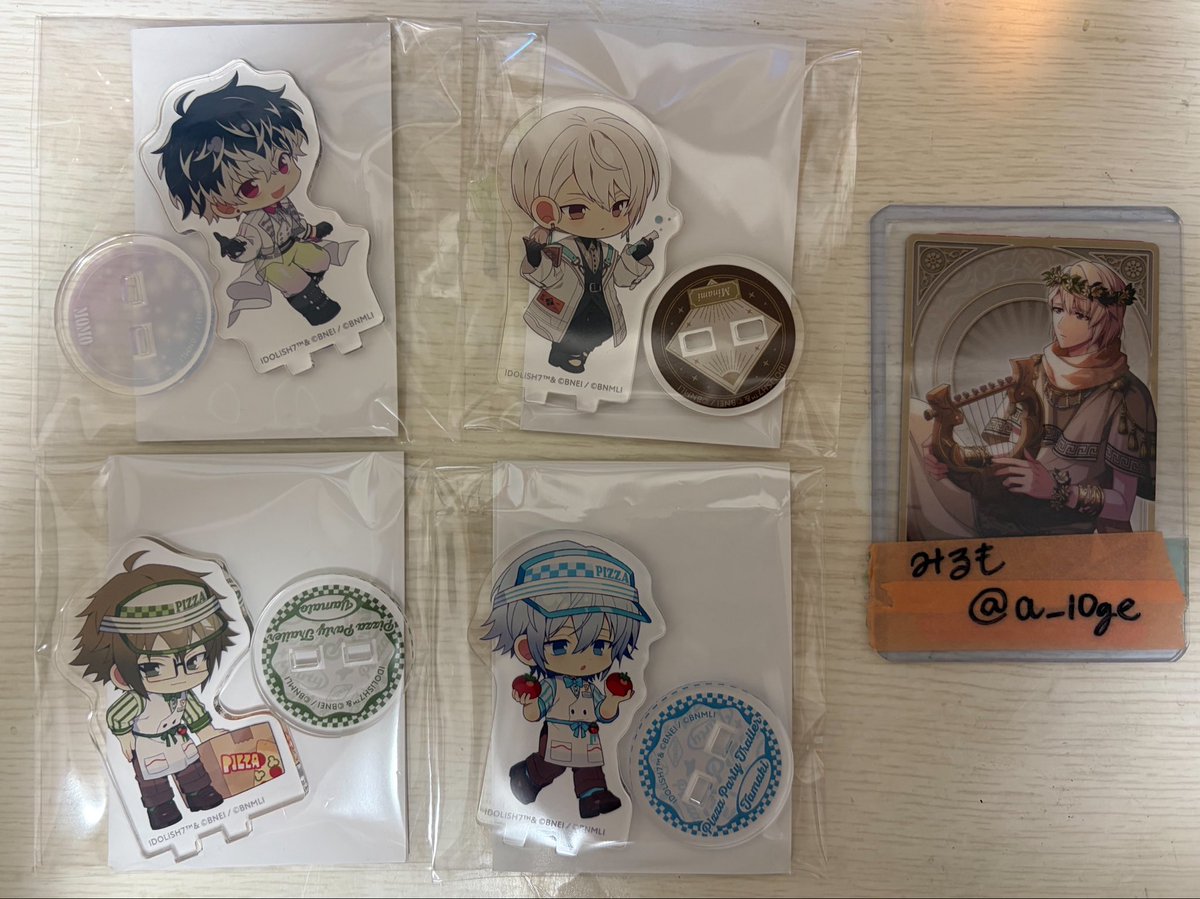アイナナ アニメイトカフェ アニカフェ アクリルスタンド コースター