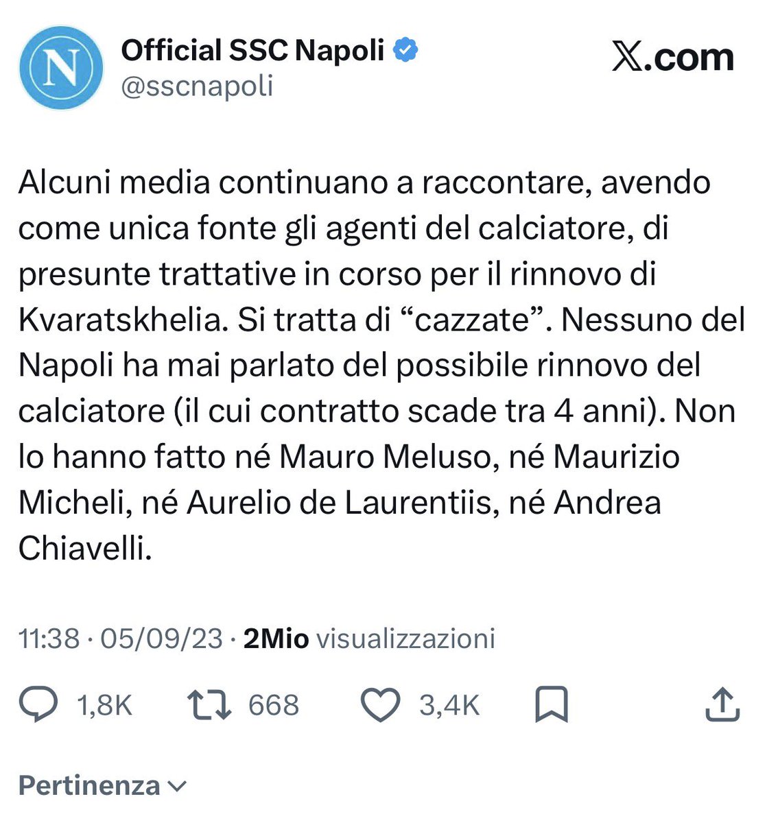 Il pur Bravo Aurelio tweet media