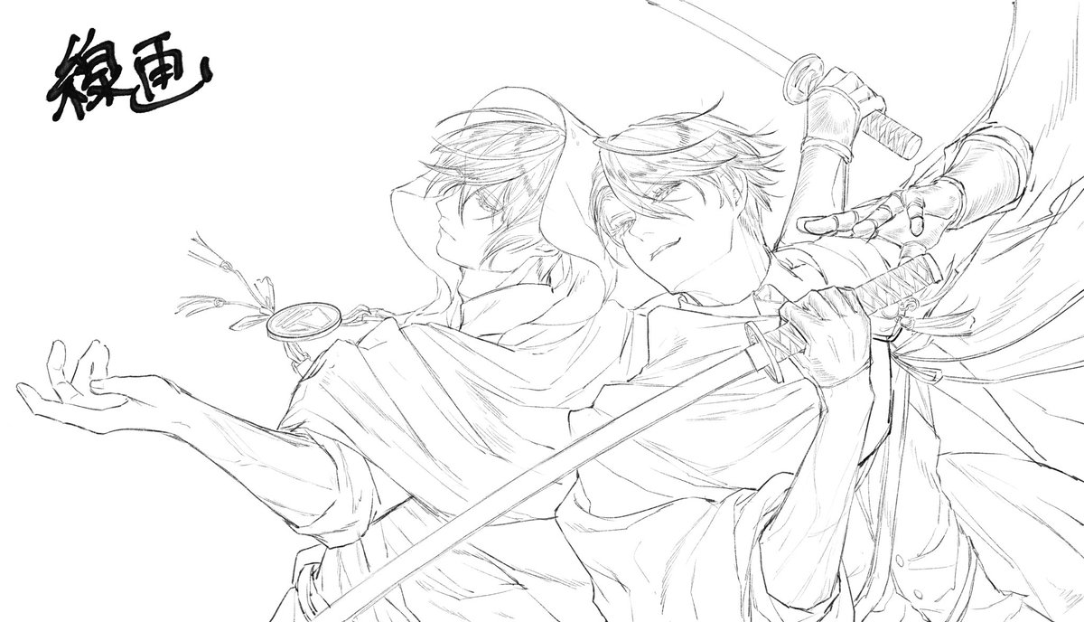 Senkaigyo's tweet photo. グリサイユの過程残してみたやつ https://t.co/y1D6voCBDF