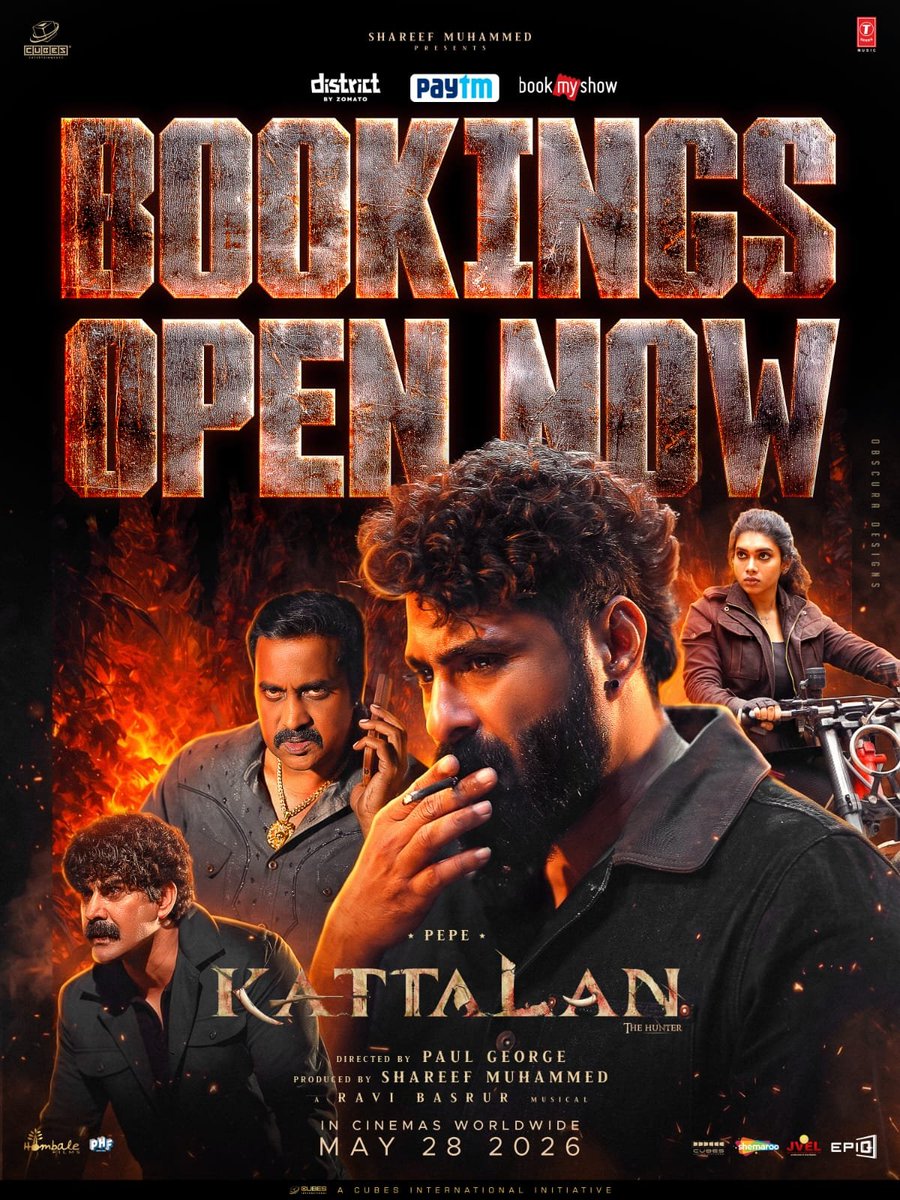 Rickk___1's tweet photo. #Kattalan next big thing from Mollywood proper mass action film coming 🔥🔥🔥🔥

Bookings open now ! https://t.co/bXakksoxqH