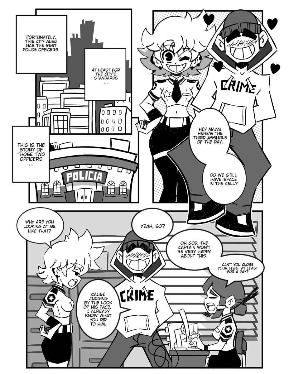 BurningStarCom's tweet photo. Inspired by works like Panty and Stocking...
See what happens when a succubus becomes a police officer! 💋 https://t.co/G3bXvgPshH
