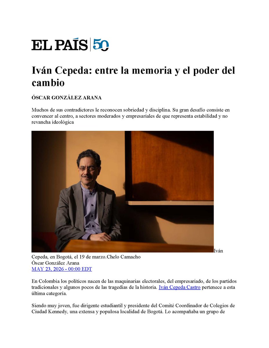 ÓSCAR GONZÁLEZ ARANA tweet media