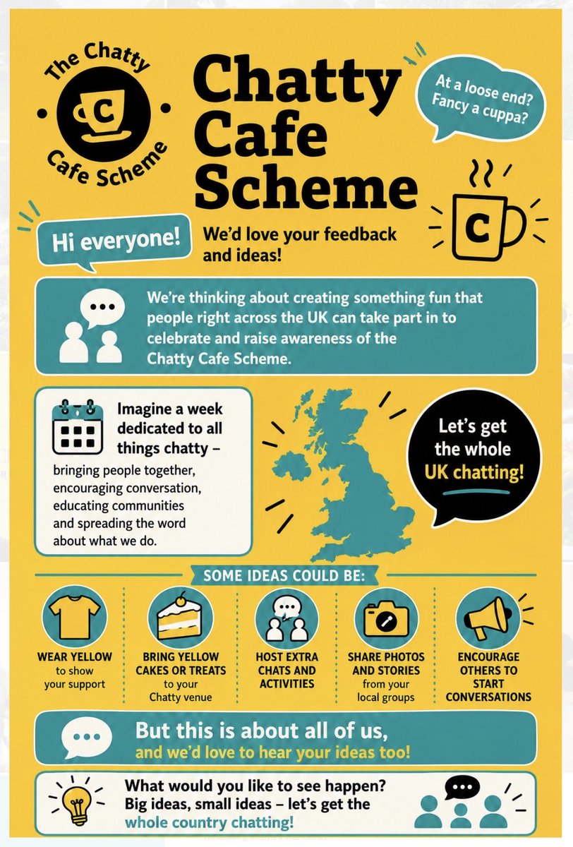Chatty Cafe Scheme tweet media