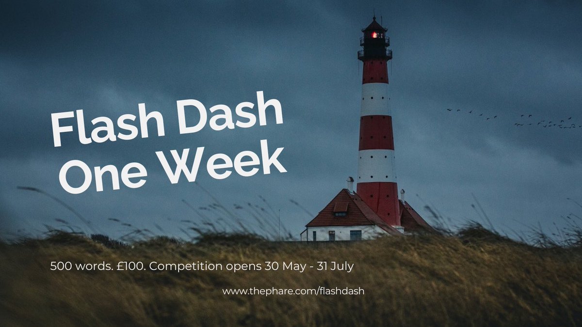 pharelitmag's tweet photo. What makes a great flash fiction? A spark. A twist. A moment that lingers.
Got a story simmering? Get ready Flash Dash opens 30 May!
500 words. £100.
https://t.co/uKMpEWefUC
#flashfiction #amwriting #writingcompetition https://t.co/kLLZlAihyh