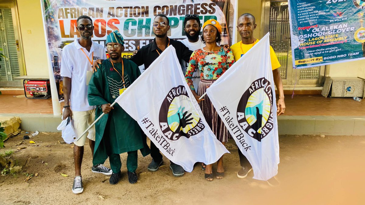 lekeyor's tweet photo. Lagos state @aacparty primary went well #Sowore2027 https://t.co/7zkmTqXLQl
