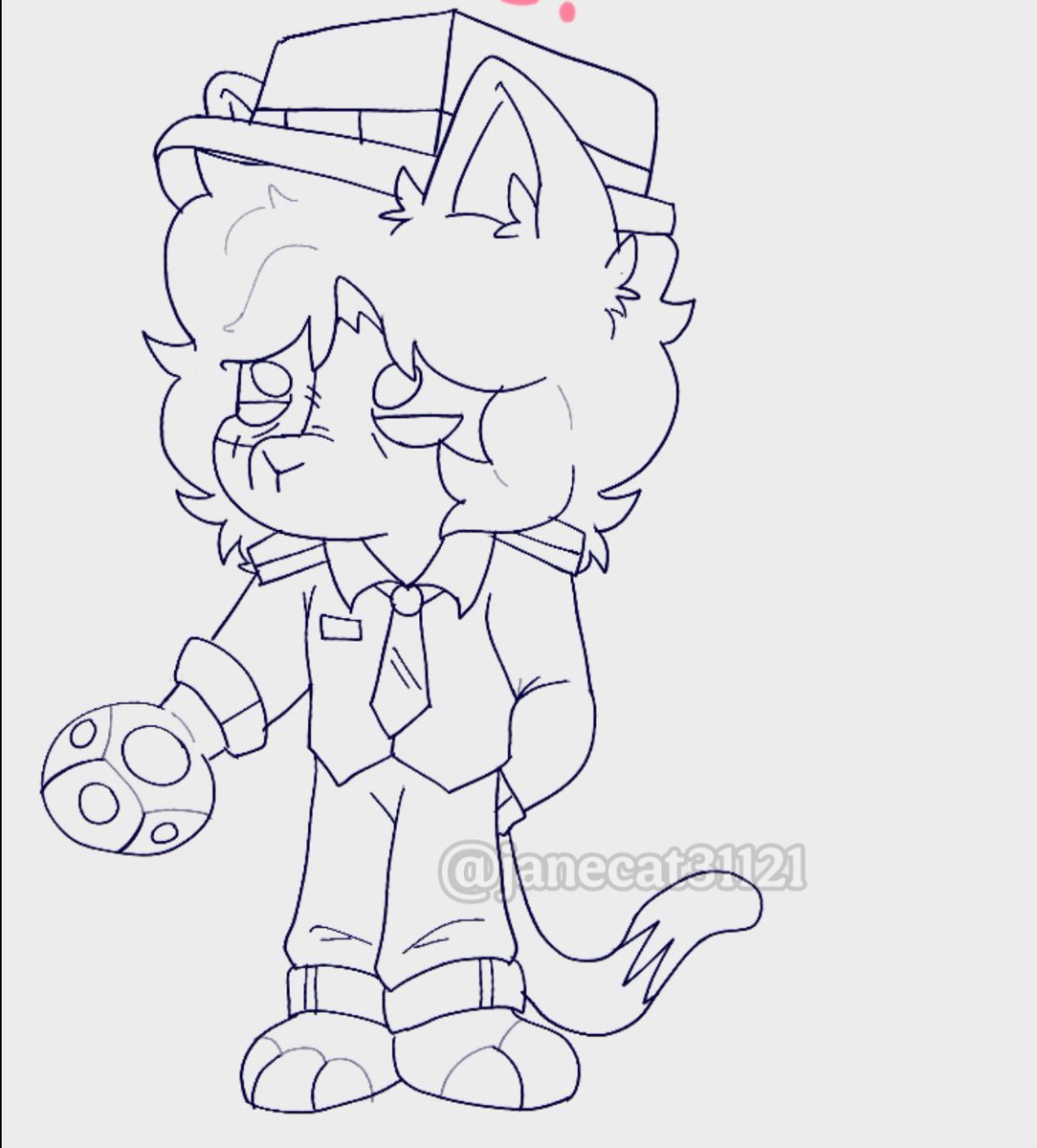 janecat31121's tweet photo. working on a new ref sheet for my sona 

here's a wip
it'll most likely be done tmrw or after tmrw :p

this will be the 2nd version that has them in a fed outfit
#qsmpoc #qsmpsona https://t.co/R1i7qz00Wp